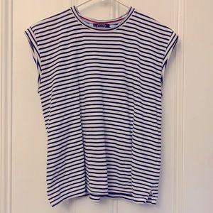 AYR The Supercool Black/White Striped Tee